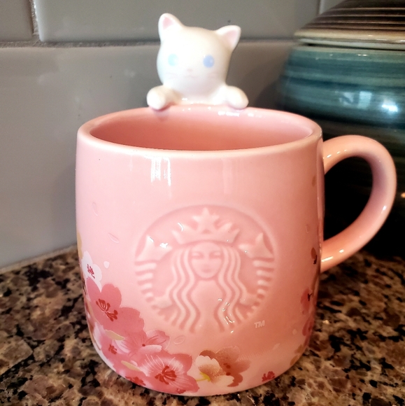 Starbucks Sakura Cat Mug